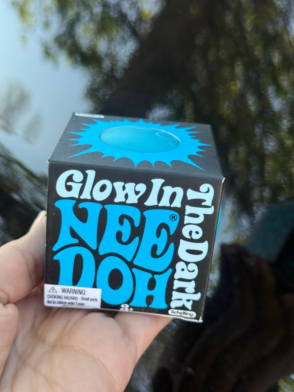 Needoh Glow-in-the-Dark NeeDoh Stress Ball - Blue